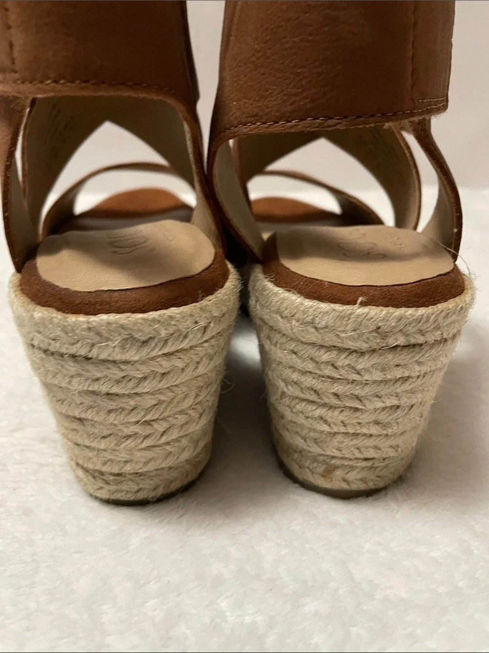 Soul Naturalize Brown Espadrille Wedge Sandals - Stylish Summer Comfort 6.5M